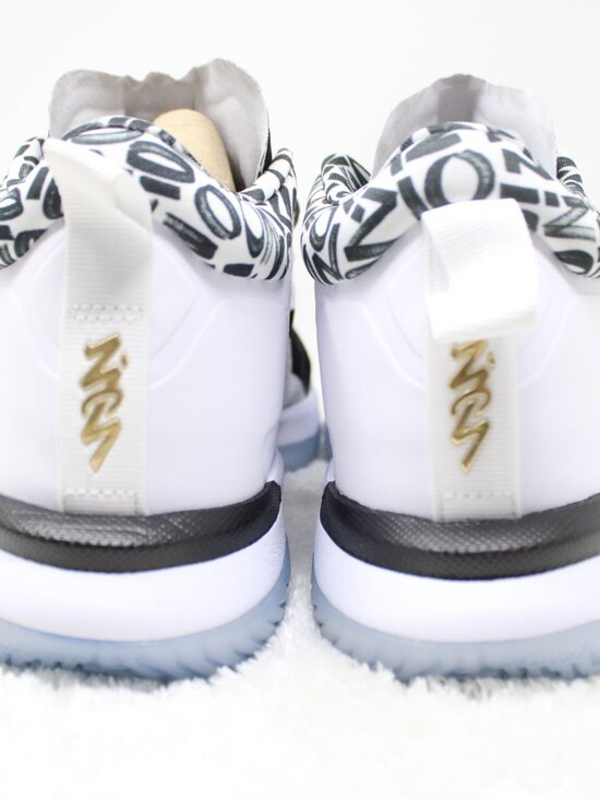 Jordon ZION 1 Shoes New w/ Box Mens 13 Black/White/Metallic Gold Basketball main image 7